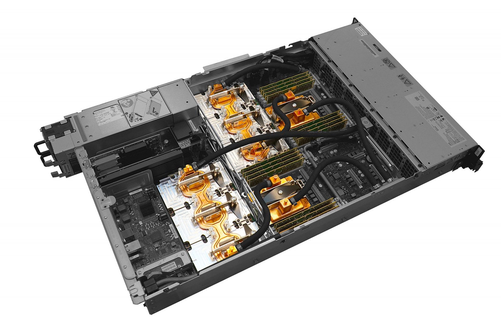 Summit se skládá z 4608 výpočetních serverů, každý z nich disponuje dvěma 22jádrovými procesory IBM Power9 a šesti kartami Nvidia Tesla V100.