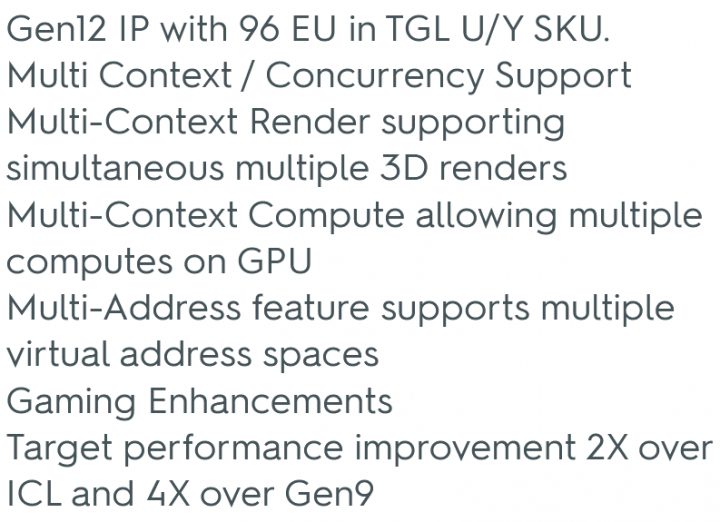 nik k výbavě procesorů Intel Tiger Lake a jejich integrovaného GPU Xe Zdroj Momomo us – 02