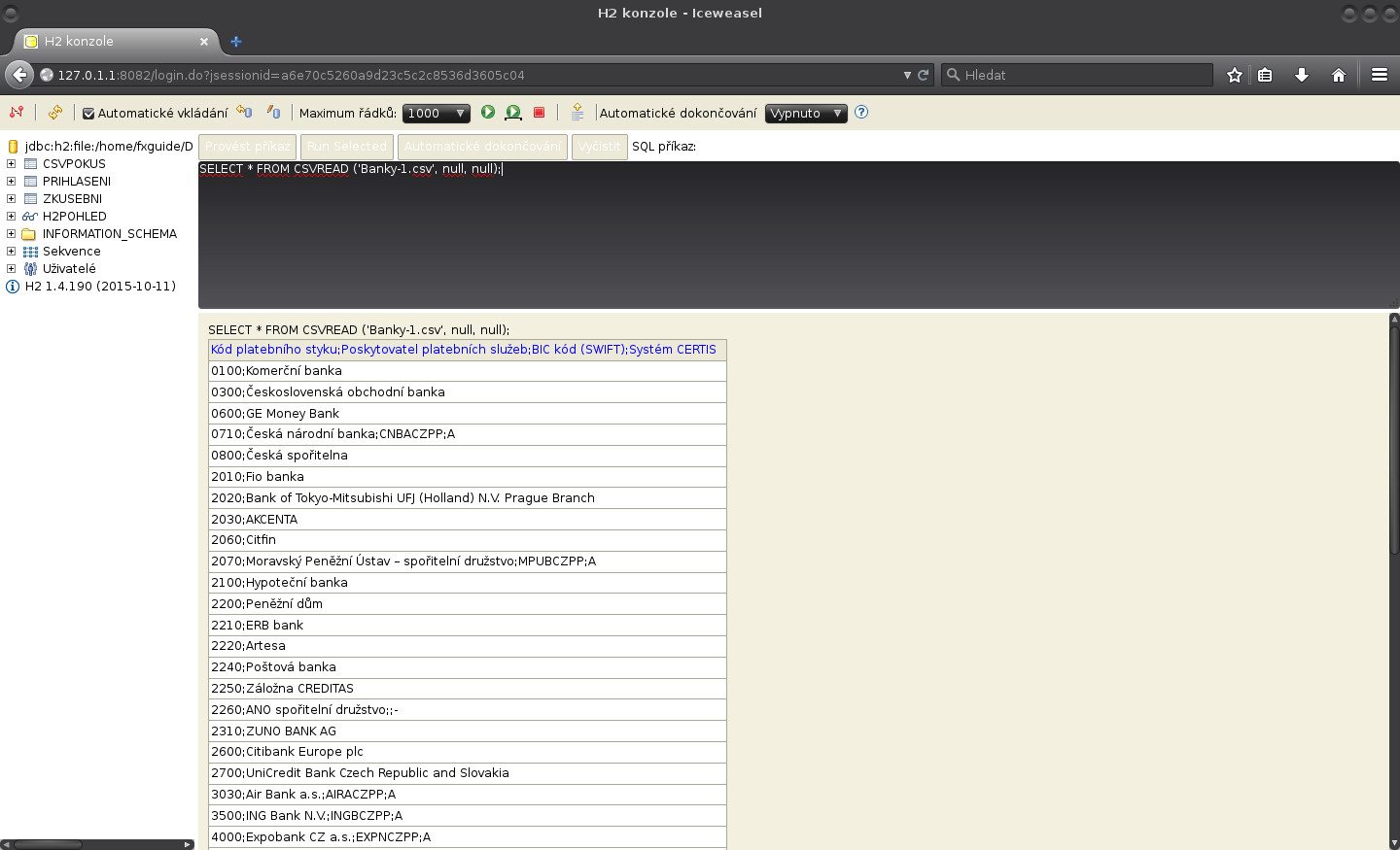 JavaFX: manipulace s CSV soubory v aplikaci