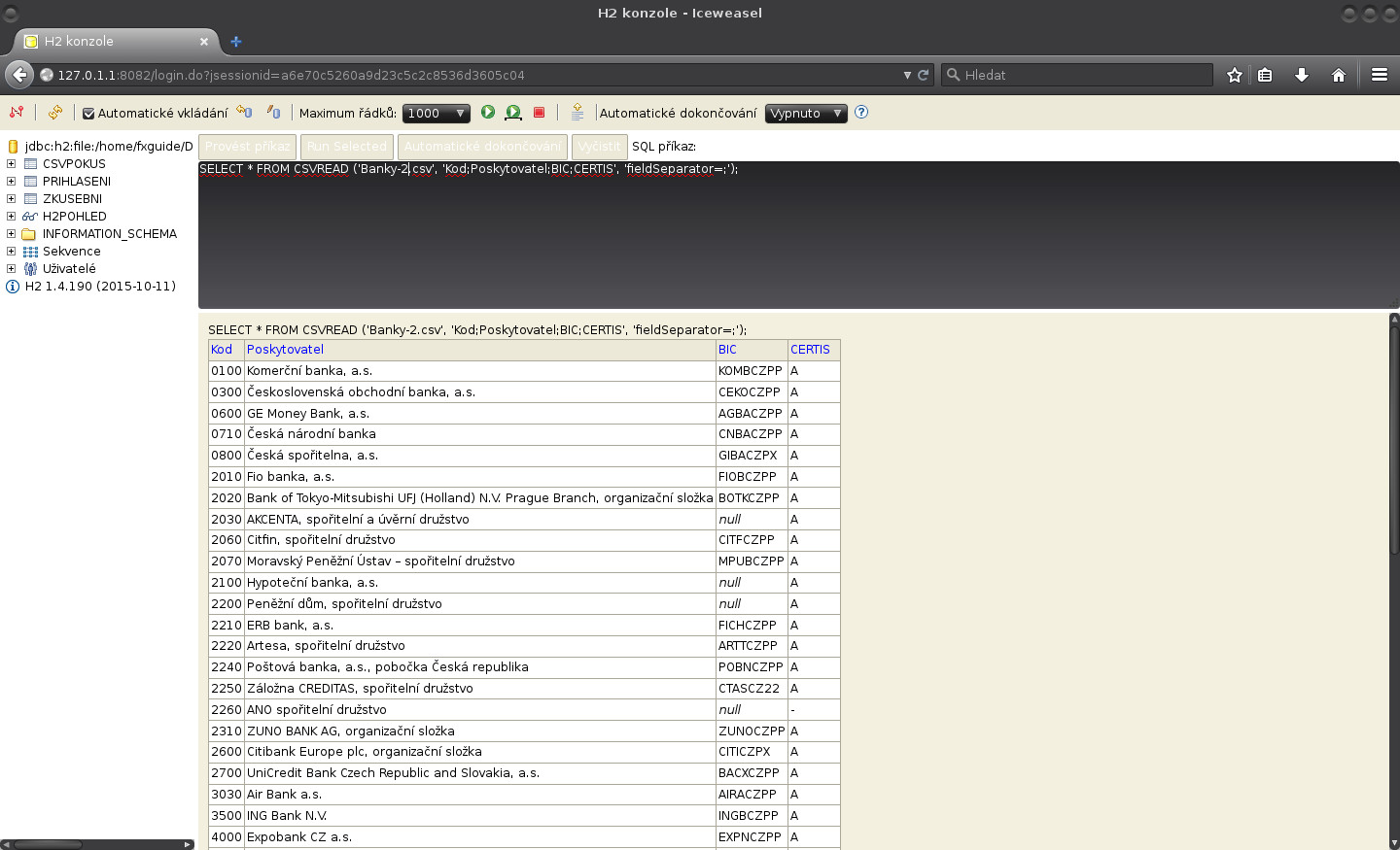 JavaFX: manipulace s CSV soubory v aplikaci