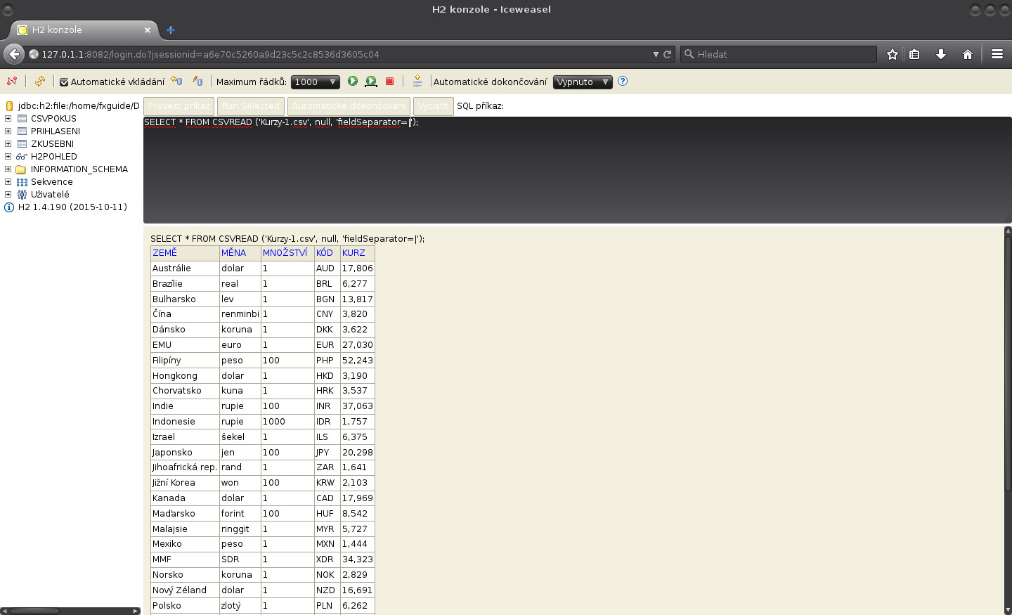 JavaFX: manipulace s CSV soubory v aplikaci