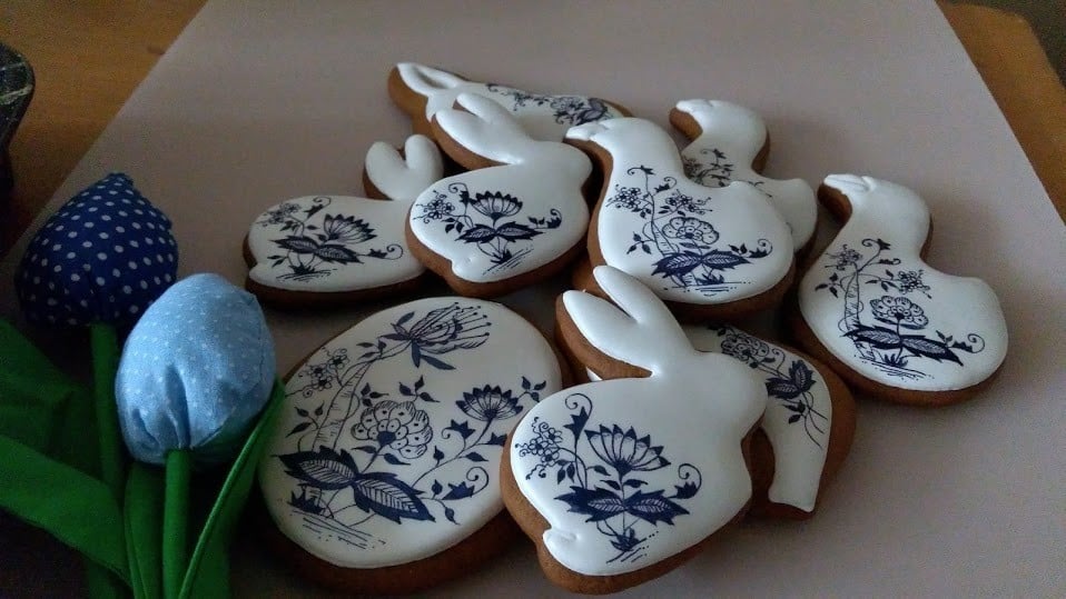 Velikonoční perníčky s cibulákovými motivy od Perníčky, medovníčky, gingerbread by Dadul