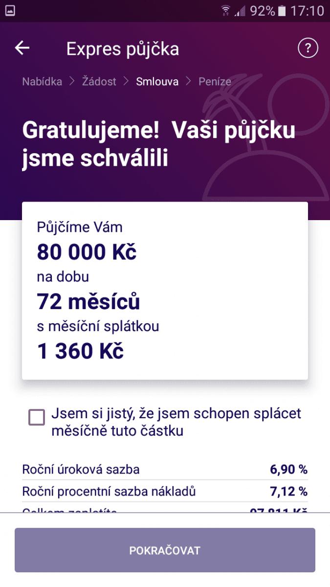 Smart Banka - online půjčka pro spotřebitele