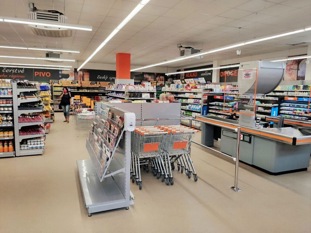 Prodejna COOP ve Strakonicích po rekonstrukci
