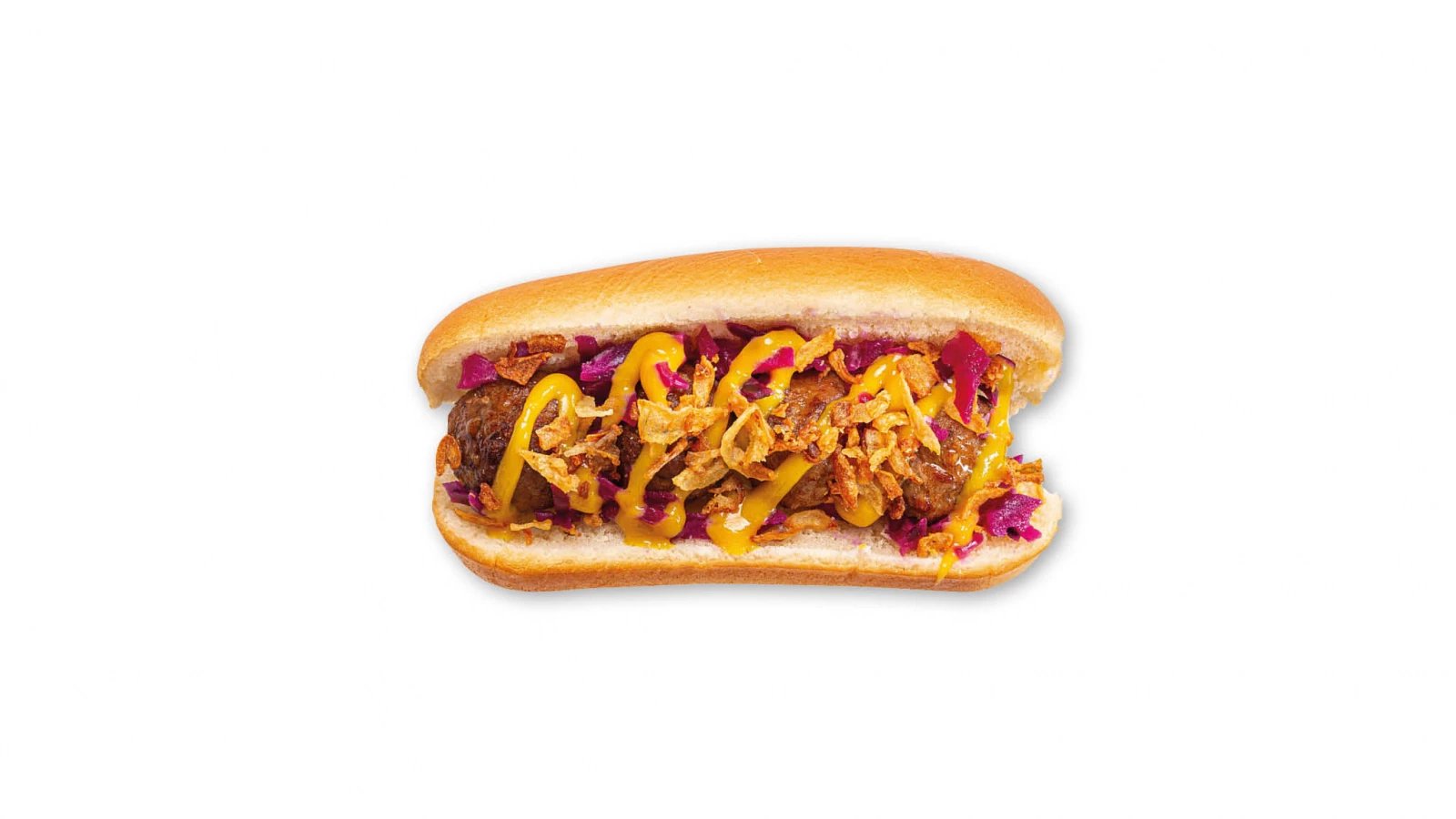 Hot dog s masovými koulemi v IKEA