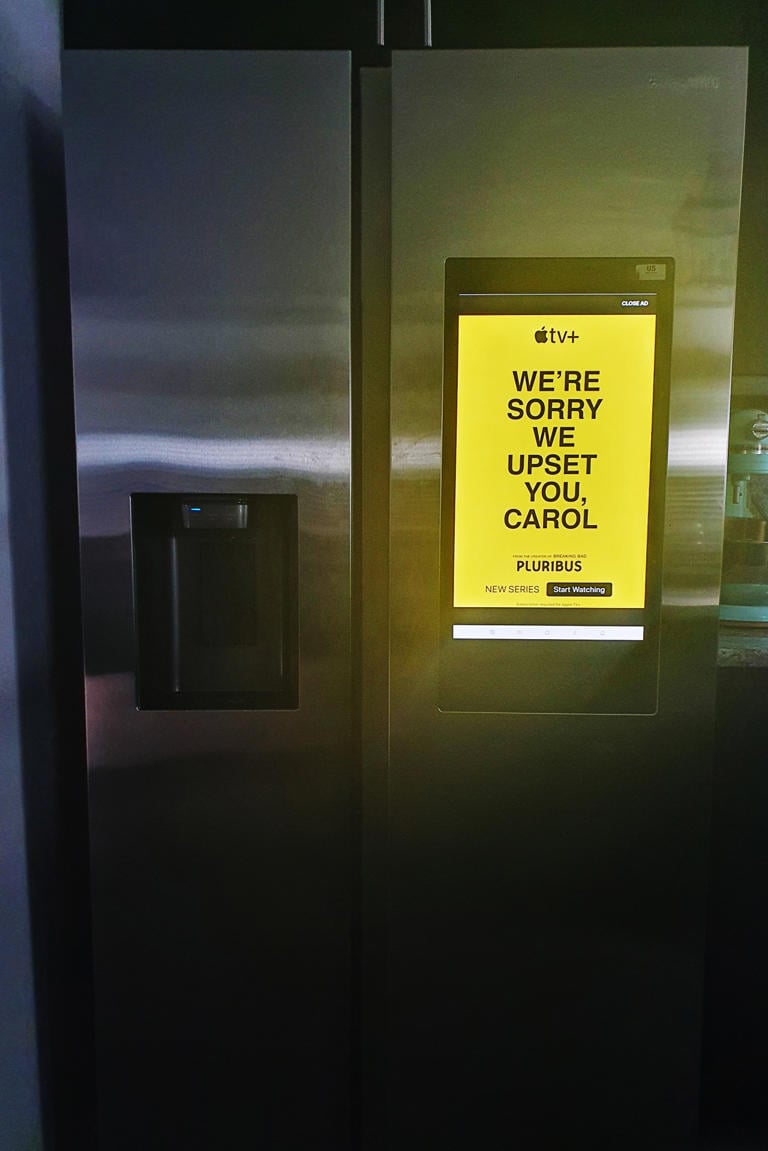 lednice Samsung reklama