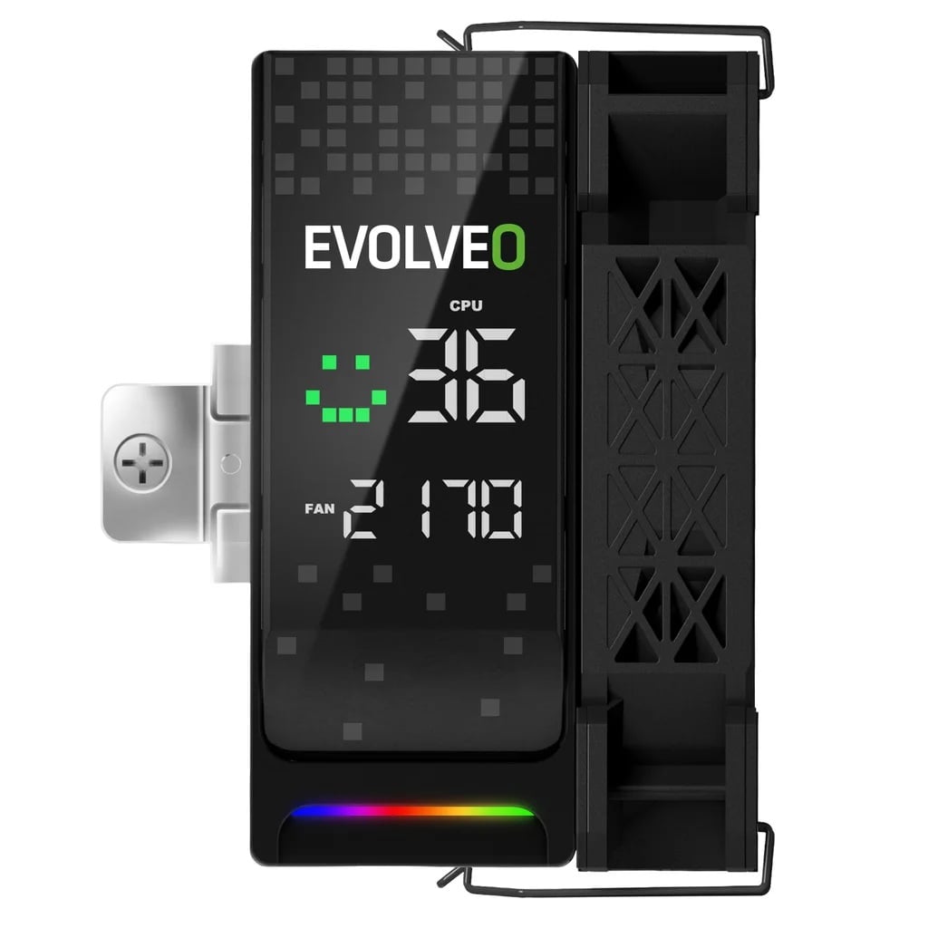 Chladič s displejem EVOLVEO QuietCool7