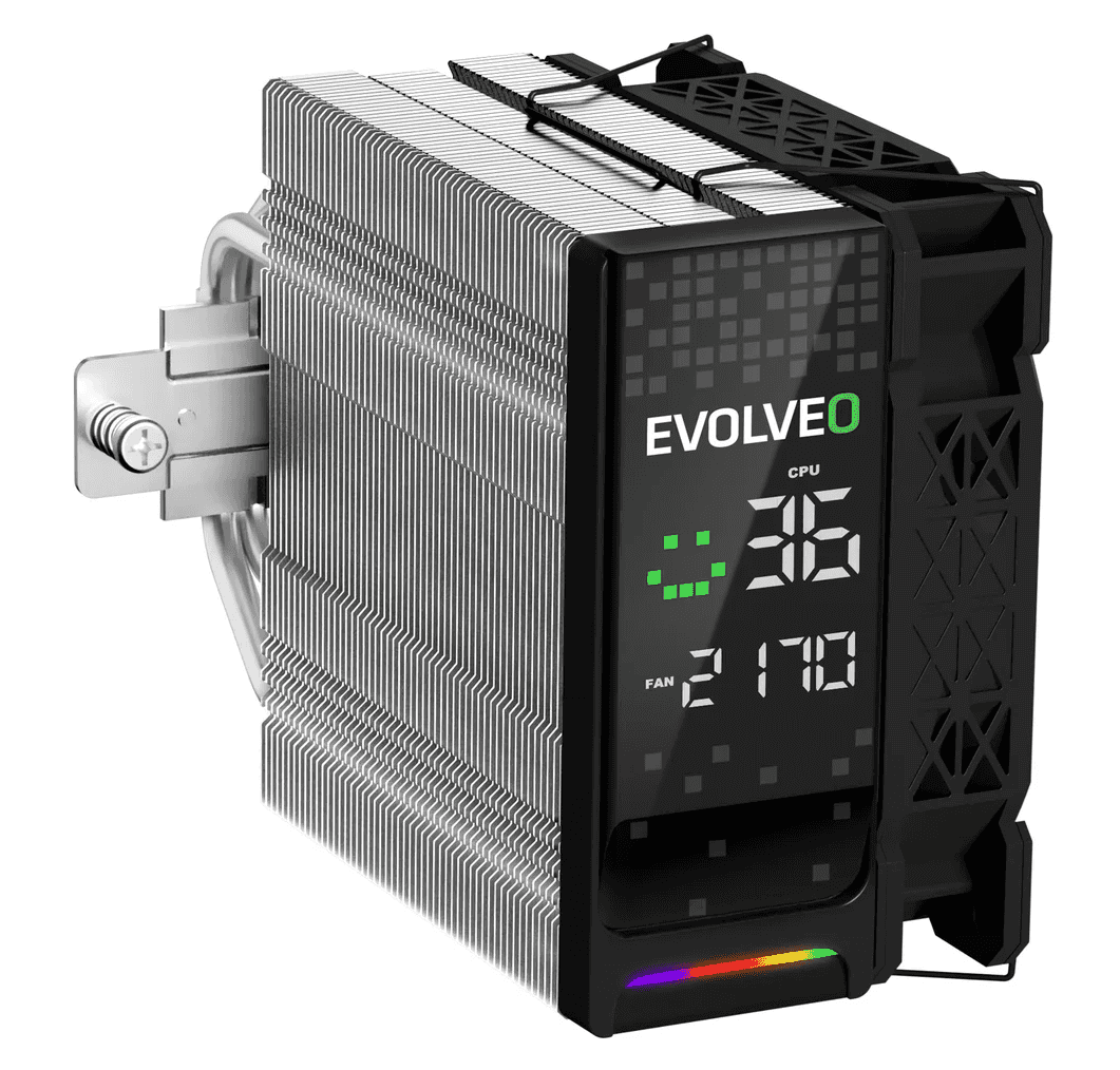Chladič s displejem EVOLVEO QuietCool7