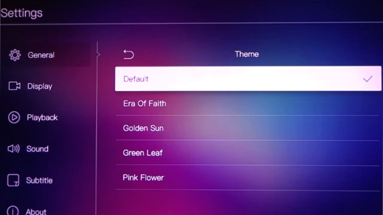 Egreat A10 - smart nastavení chlazení a volba pozadí