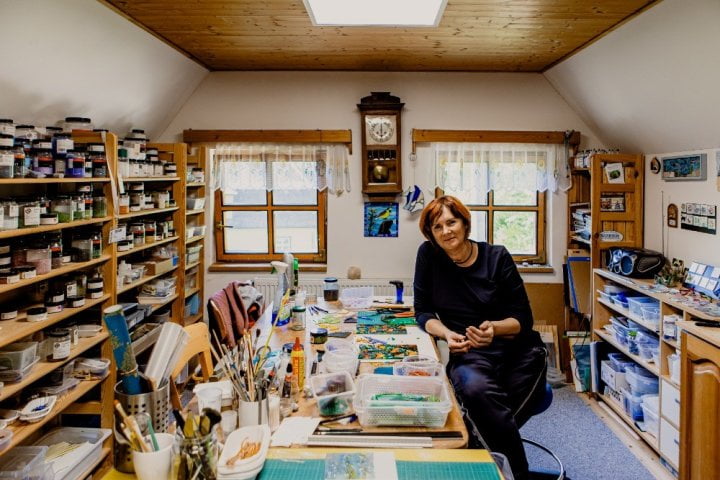 Eva Edler z Eva Edler Glass Art