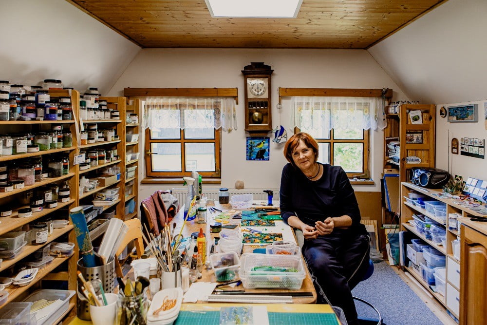 Eva Edler z Eva Edler Glass Art