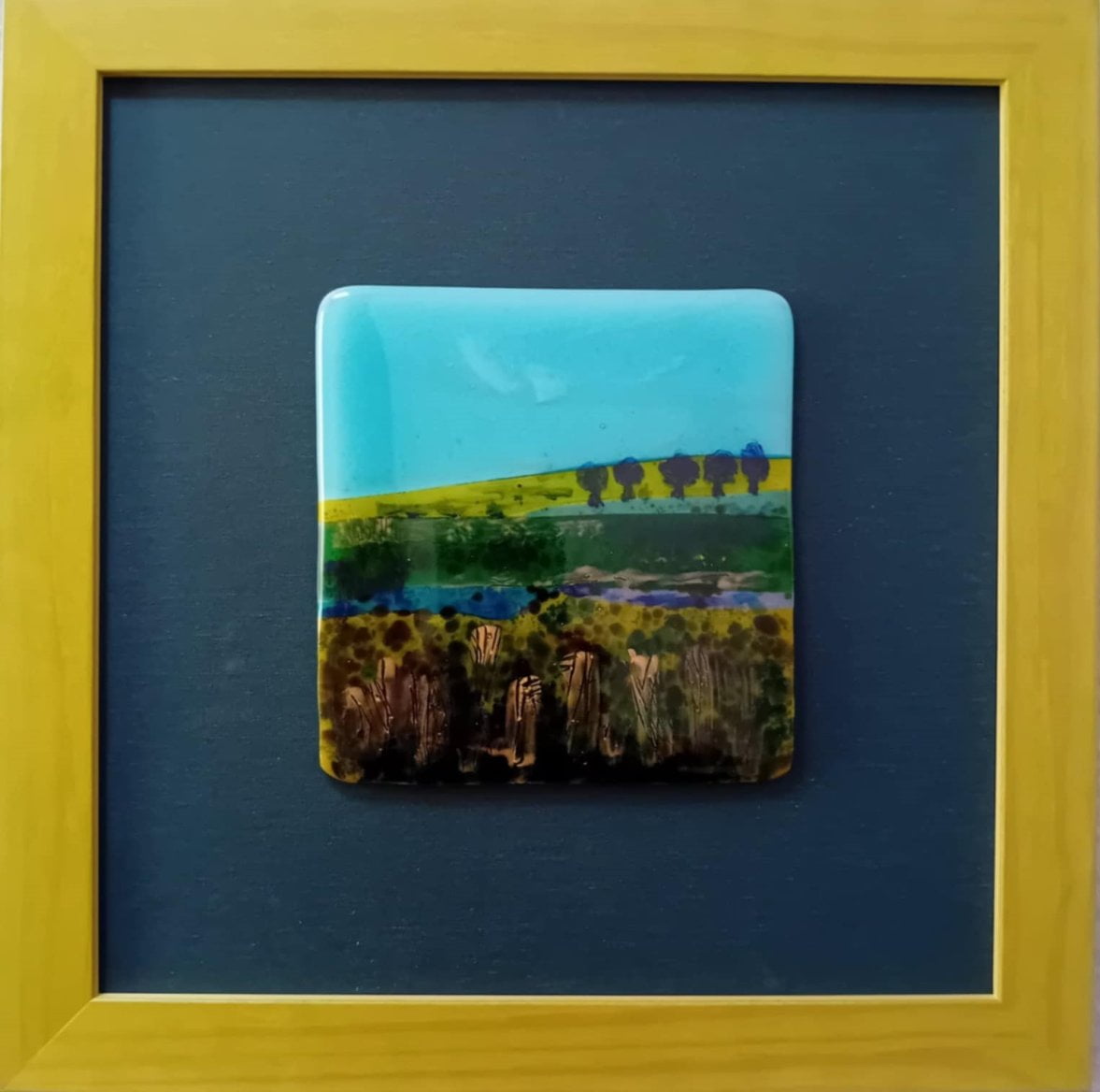 Skleněný obraz od Eva Edler Glass Art