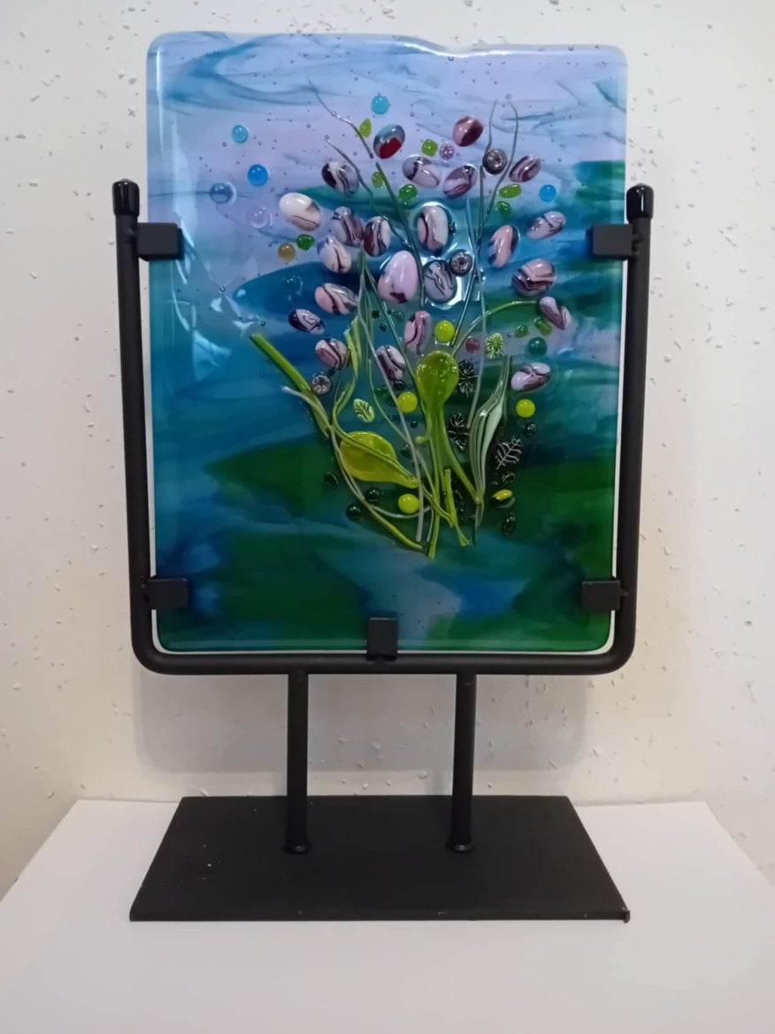 Skleněný obraz od Eva Edler Glass Art