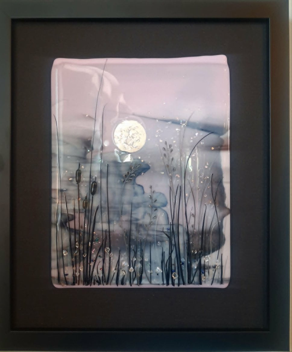 Skleněný obraz od Eva Edler Glass Art