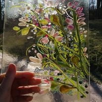 Skleněný obraz od Eva Edler Glass Art
