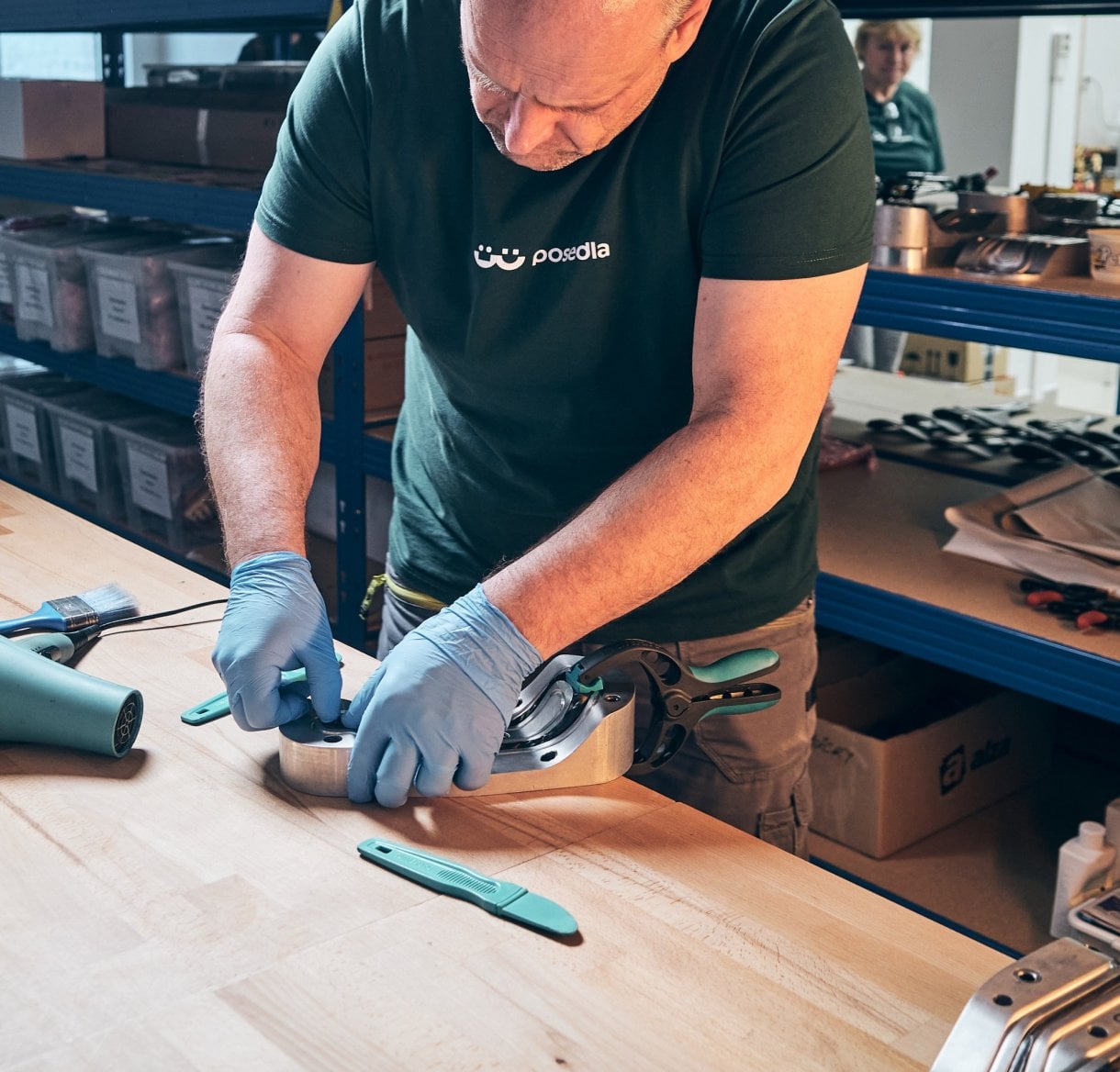 Pohled do výroby společnosti Posedla - úpravy sedla