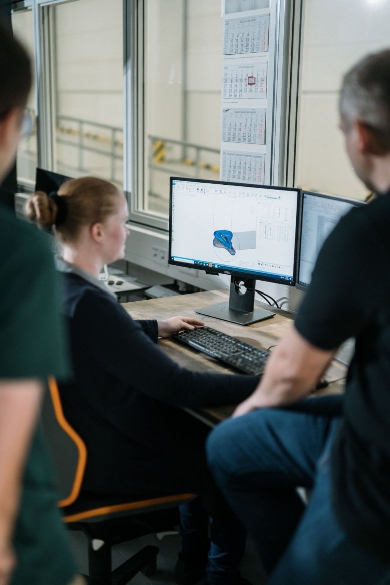 Pohled do výroby společnosti Posedla - 3D tisk