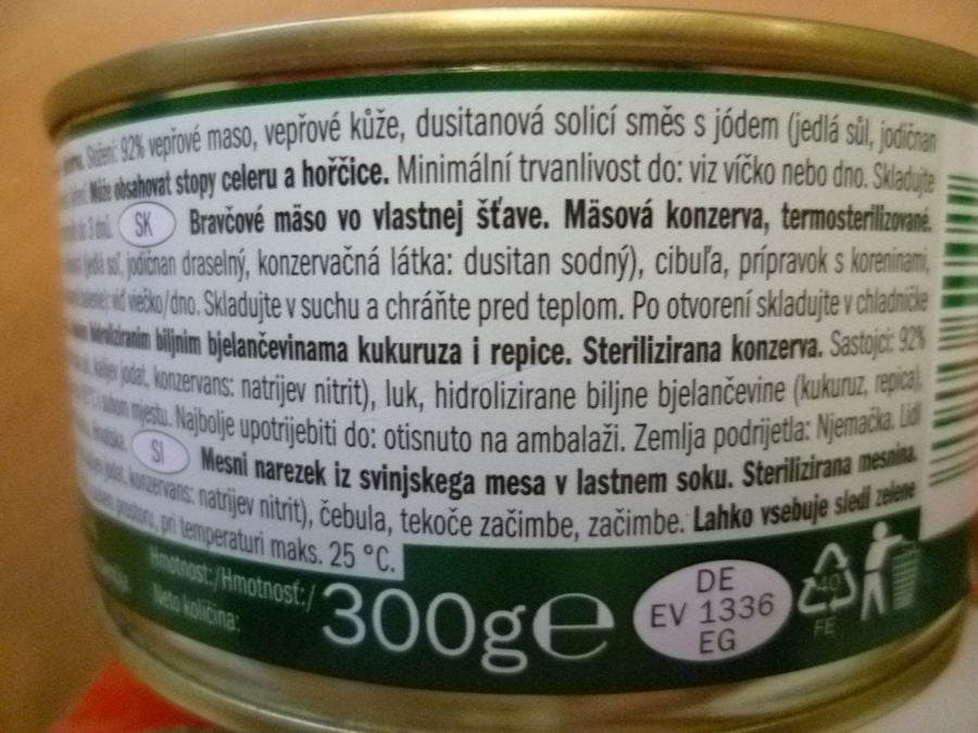 Produkty, u nichž byly zjištěny malé rozdíly