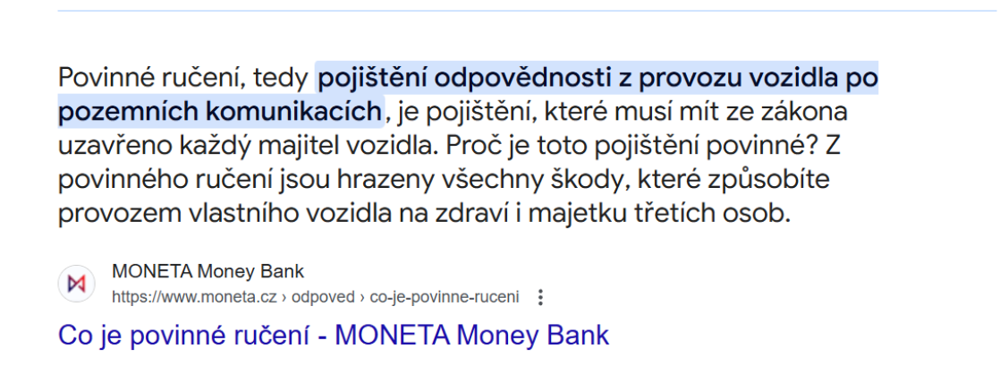 Vyhledavani - Google - AI Overviews