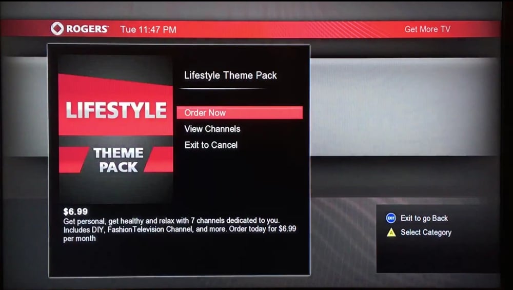 Rogers On Demand a PPV