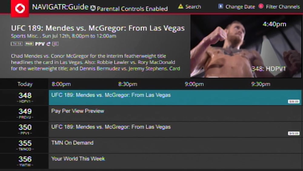 Rogers On Demand a PPV