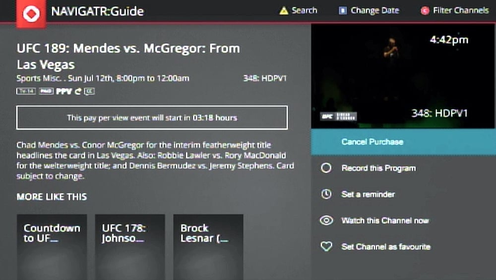 Rogers On Demand a PPV