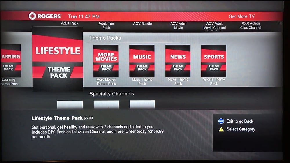 Rogers On Demand a PPV