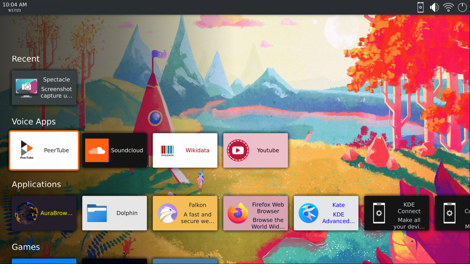 KDE Plasma Bigscreen