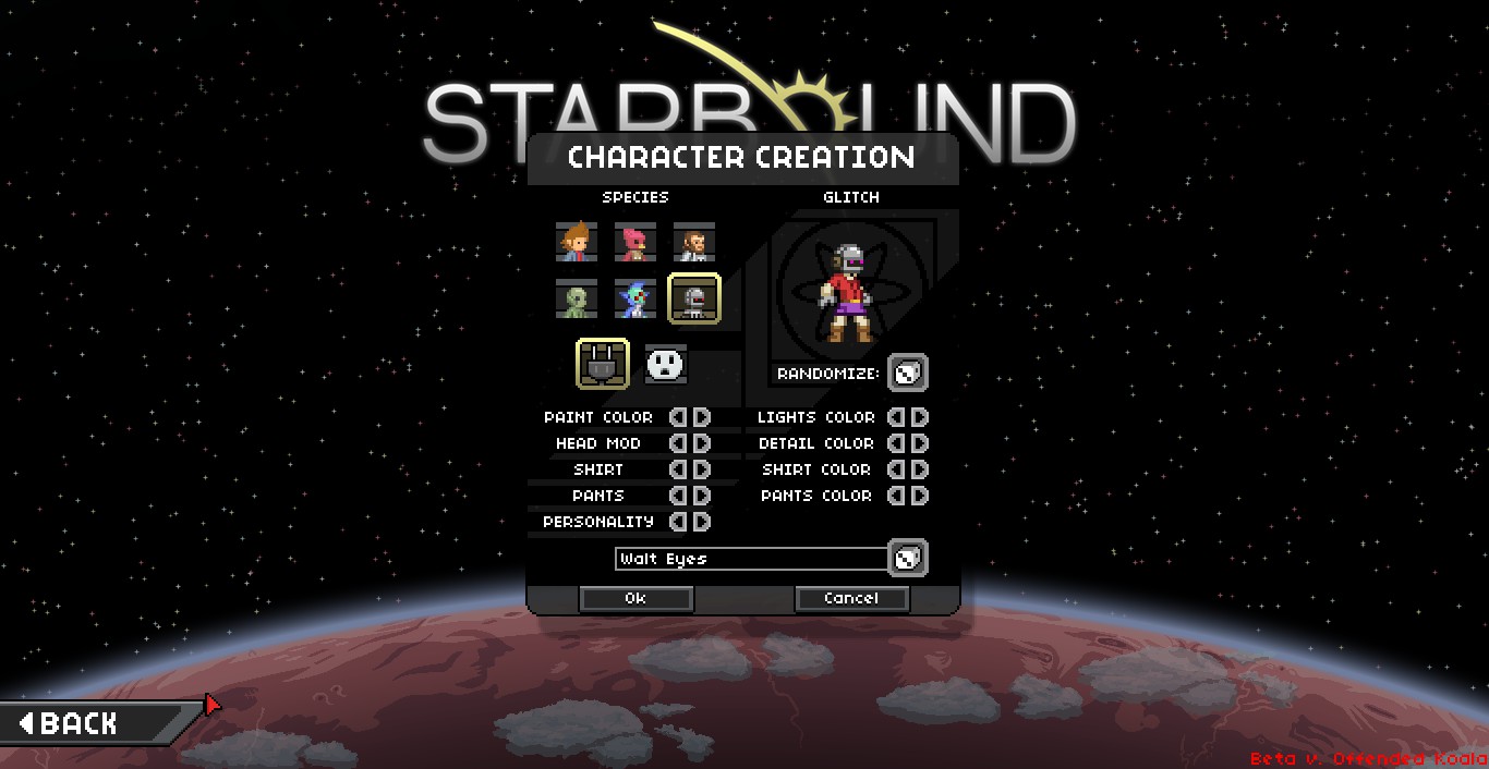 Starbound - obrázky ze hry.