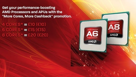 Akce AMD "More Cores. More Cashback."