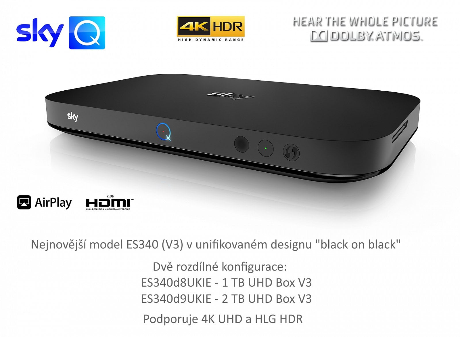 Britské přístroje pro Sky Q