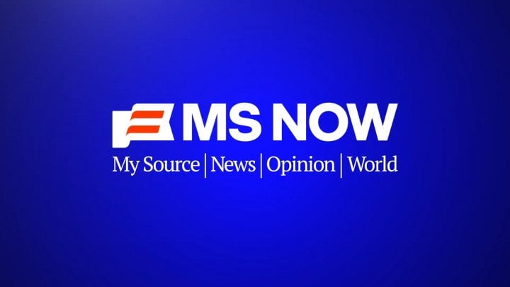 Autor: Versant Budoucí název a logo stanice MSNBC po přejmenování na MS NOW