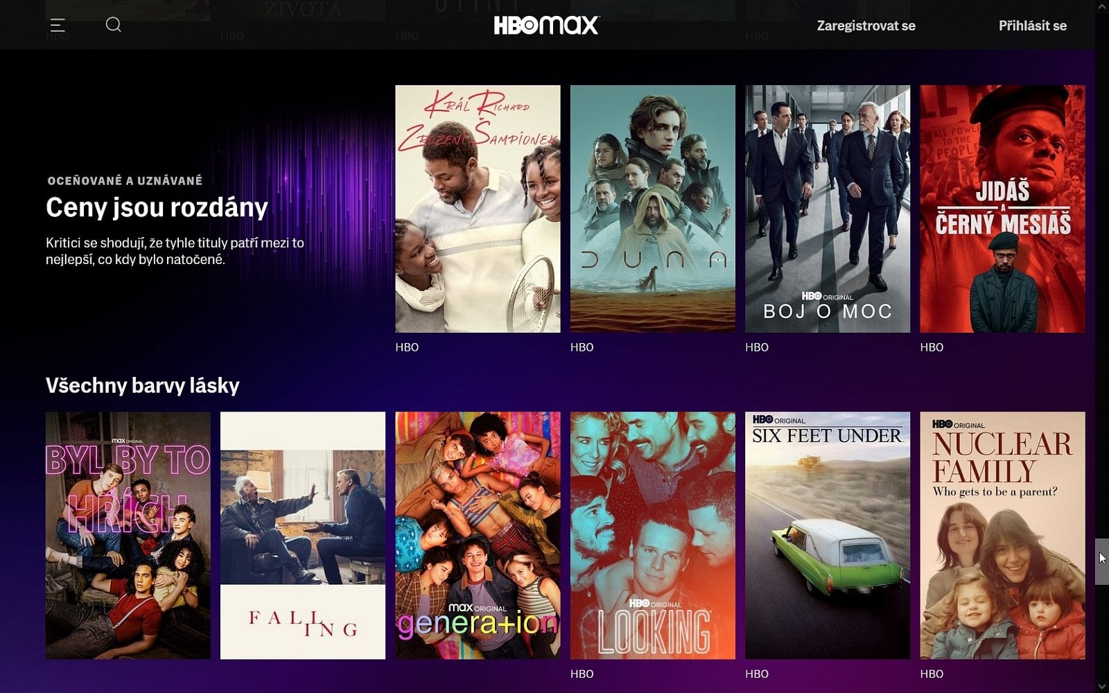 Česká verze HBO Max