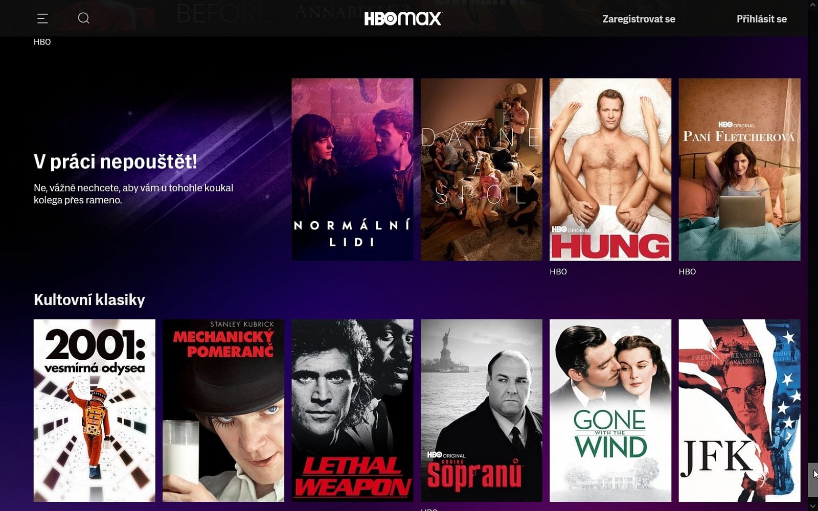 Česká verze HBO Max