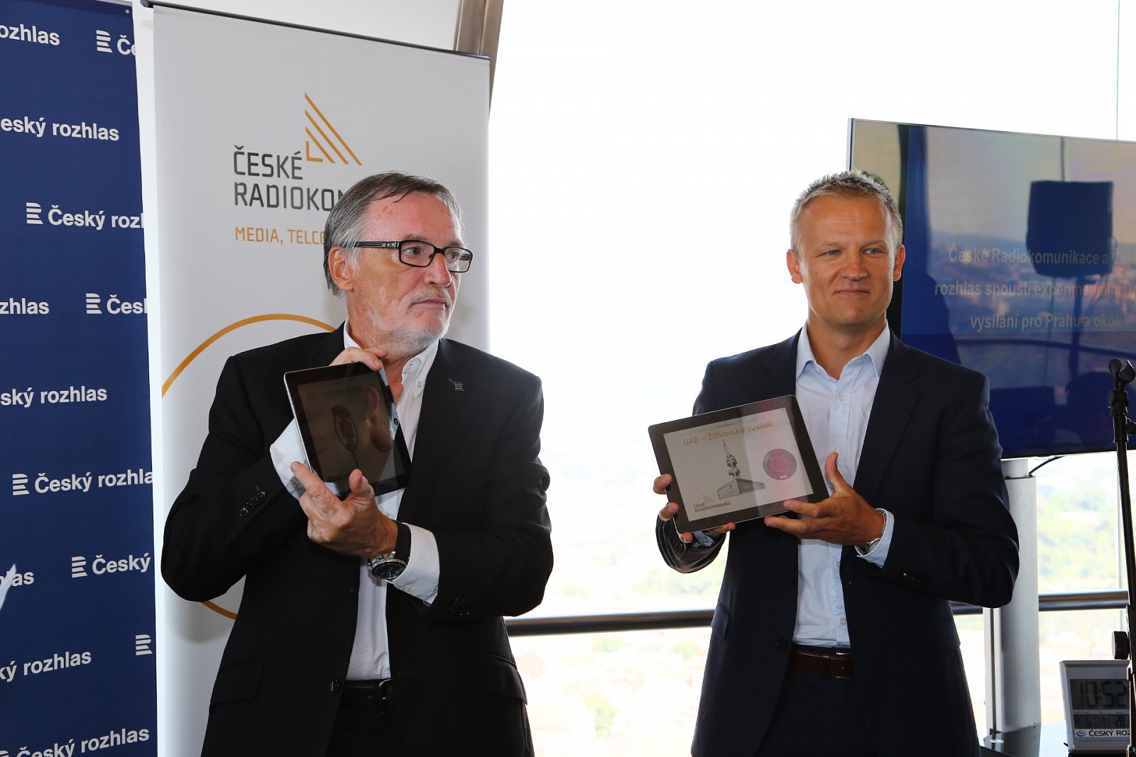 Český rozhlas slavnostně spustil DAB vysílání z vysílače Žižkov