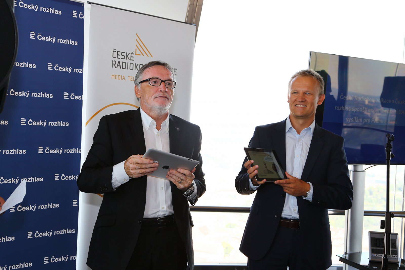 Český rozhlas slavnostně spustil DAB vysílání z vysílače Žižkov