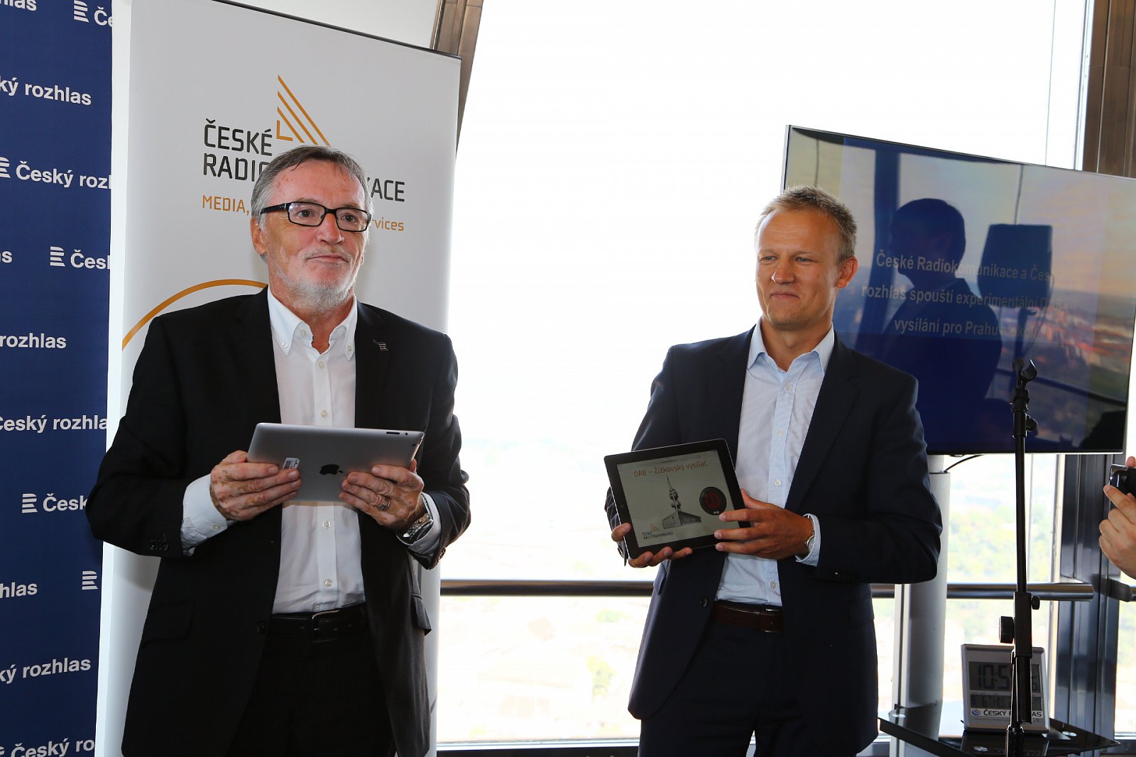 Český rozhlas slavnostně spustil DAB vysílání z vysílače Žižkov