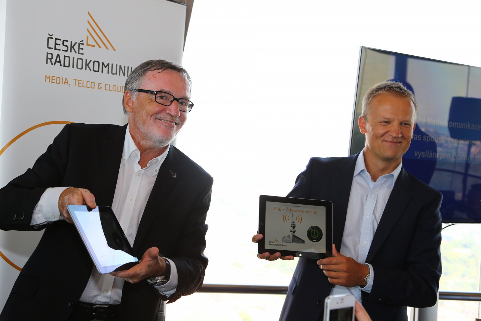 Český rozhlas slavnostně spustil DAB vysílání z vysílače Žižkov