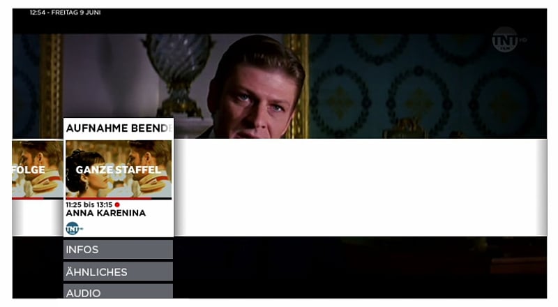 Giga TV - Práce s nahrávkami