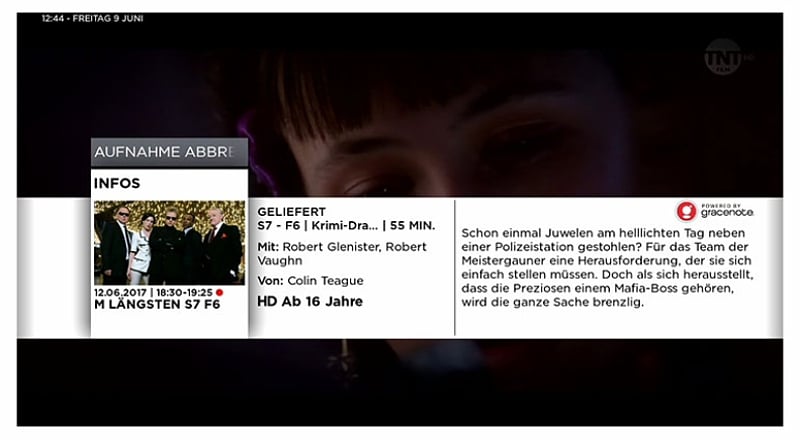 Giga TV - Práce s nahrávkami