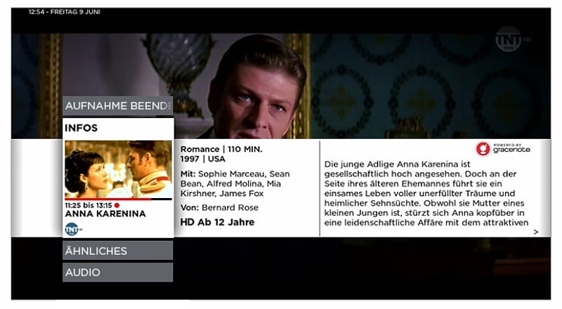 Giga TV - Práce s nahrávkami