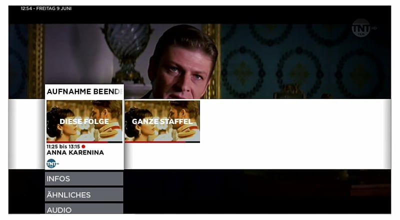 Giga TV - Práce s nahrávkami