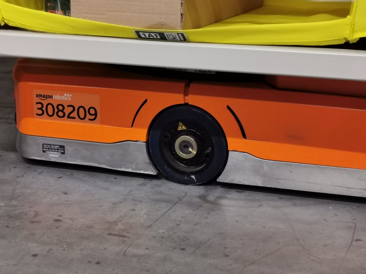 Robotické distribuční centrum Amazonu v polském Štětíně