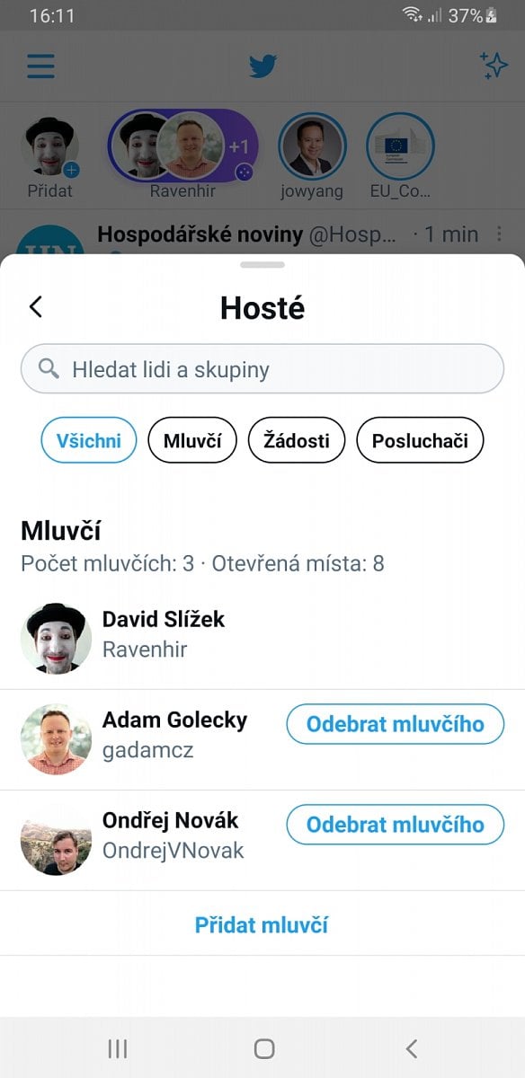 Co umí a jak vypadají Twitter Spaces (Prostory)