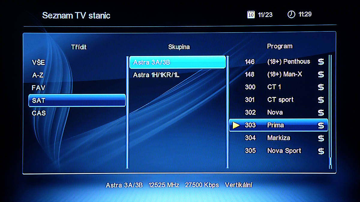 Další fotky přijímače Zircon FunBox