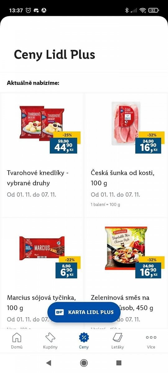 Podívejte se, jak vypadají mobilní aplikace supermarketů
