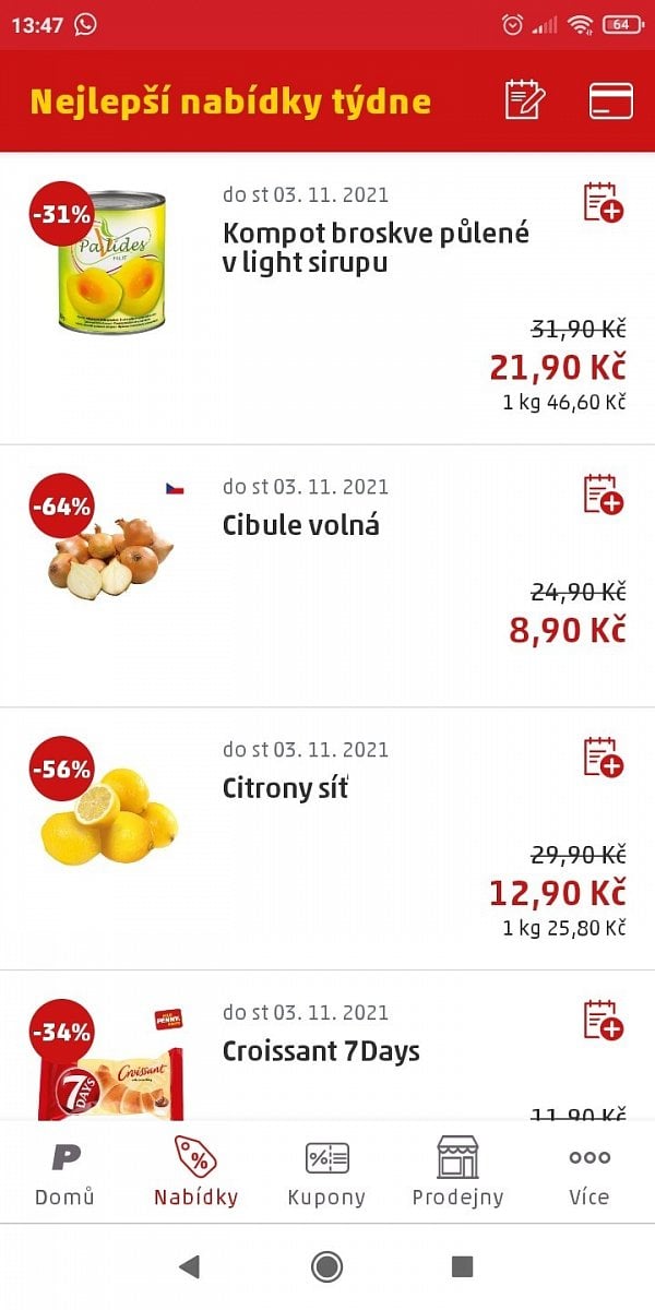 Podívejte se, jak vypadají mobilní aplikace supermarketů