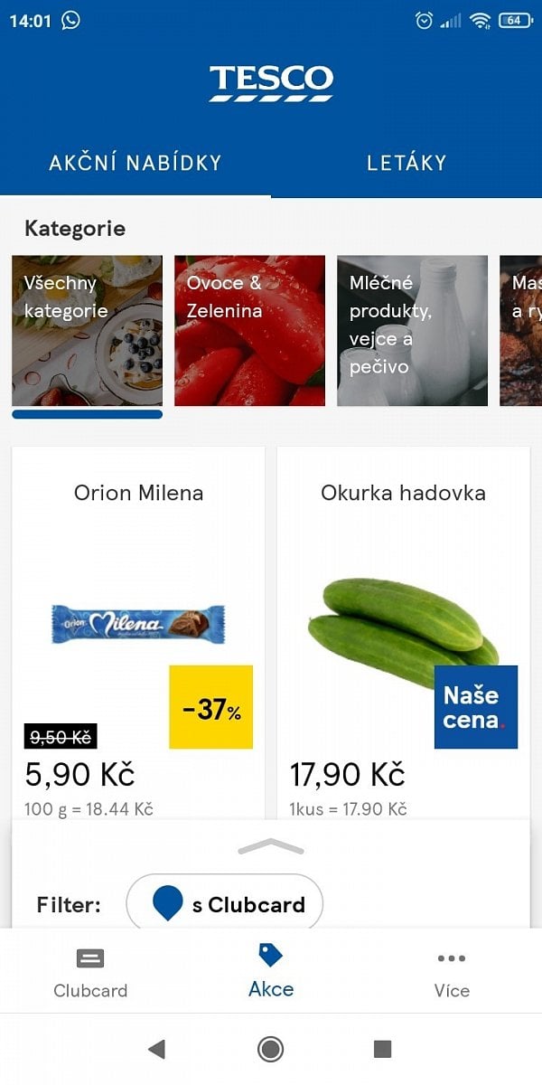 Podívejte se, jak vypadají mobilní aplikace supermarketů