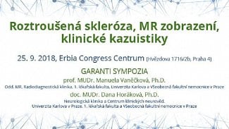 Náhledový obrázek - Roztroušená skleróza, MR zobrazení, klinické kazuistiky