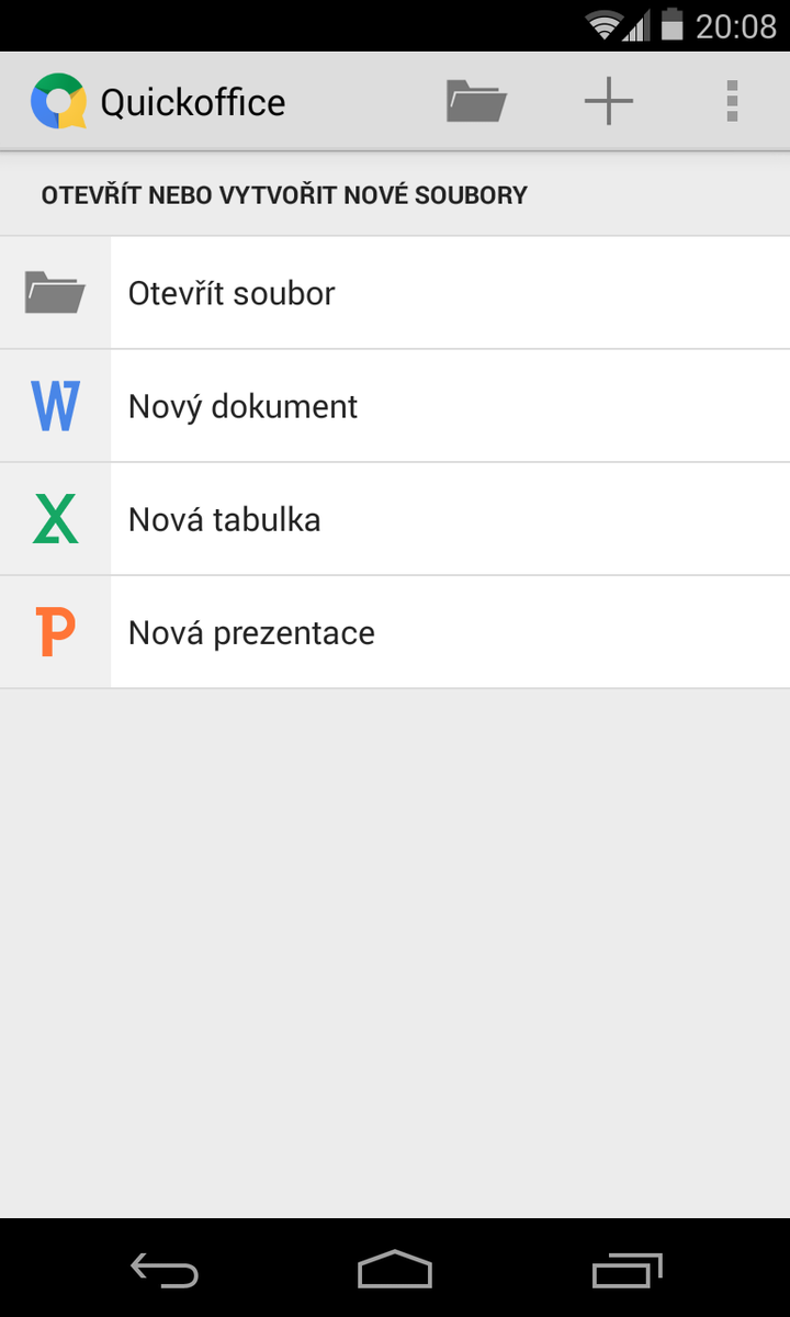 Android 4.4 KitKat - aplikace